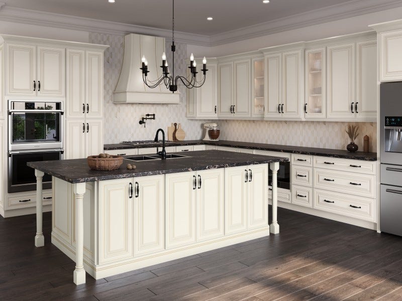 Casselberry Antique White cabinetry