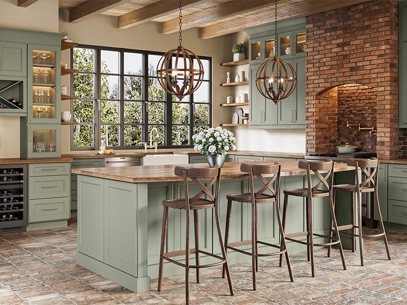 Haven Sage kitchen cabinetry
